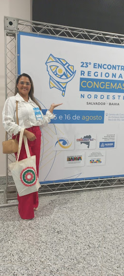 IMG-20230814-WA0562 Secretária de Assistência Social de São Sebastião do Umbuzeiro, Erika Micheli, está participando do 23º Encontro Regional CONGEMAS em Salvador