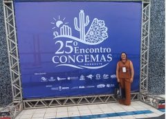 Secretária de Assistência Social de São Sebastião do Umbuzeiro participa do 25° Encontro Regional do CONGEMAS em Aracaju