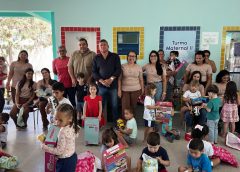 Ainda em comemoração ao Dia das Crianças, Betão realiza entrega de presentes na Creche P.Q.L.C, em São Sebastião do Umbuzeiro