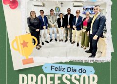 Câmara Municipal de São Sebastião do Umbuzeiro, através da Presidente Vereadora Sildete do Salão, juntamente com todos os vereadores, parabeniza os professores pelo seu dia