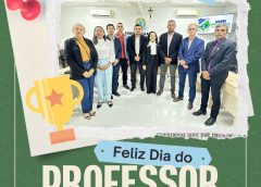 Câmara Municipal de São Sebastião do Umbuzeiro, através da Presidente Vereadora Sildete do Salão, juntamente com todos os vereadores, parabeniza os professores pelo seu dia