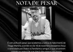 PRESIDENTE DA CÂMARA MUNICIPAL, A VEREADORA SILDETE DO SALÃO, EM NOME DOS VEREADORES, EMITE NOTA DE PESAR PELO FALECIMENTO DE THIAGO SILVA MARTINS