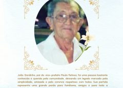 A presidente da Câmara de Vereadores, em nome dos demais vereadores, emite nota de pesar pelo falecimento de João Gordinho