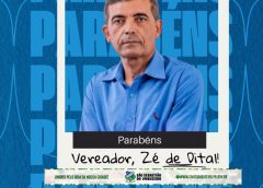 Presidente da Câmara Municipal, vereadora Sildete do Salão, em nome dos demais vereadores, parabeniza o vereador Zé de Dita