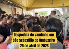 Sob Comoção, uma multidão se despediu de Vandinho em São Sebastião do Umbuzeiro