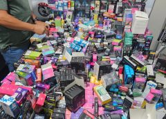 Polícia Civil aprende quase dois mil cigarros eletrônicos vindos do Paraguai, na Paraíba
