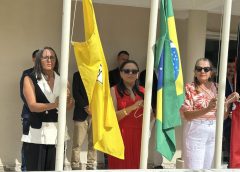 Na manhã desta segunda-feira, dia 8 de junho, a Câmara Municipal de São Sebastião do Umbuzeiro realizou o hasteamento das Bandeiras