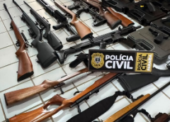Operação cumpre mandados de prisão e apreende armas, no Sertão da Paraíba