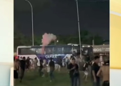Torcidas de Botafogo-PB e Confiança-SE se envolvem em briga do lado de fora do Almeidão, nesse domingo