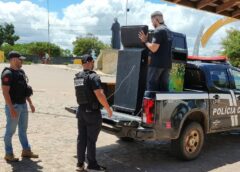 Operação apreende máquinas de jogos ilegais e prende suspeitos de tráfico de drogas, na Paraíba
