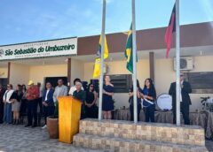 Prefeitura de São Sebastião do Umbuzeiro realiza hasteamento das bandeiras em celebração ao 7 de Setembro