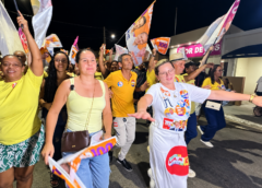 Prefeita Adalcy Freitas reúne multidão em São Sebastião do Umbuzeiro para comemorar vitória de candidatos apoiados pelo grupo político